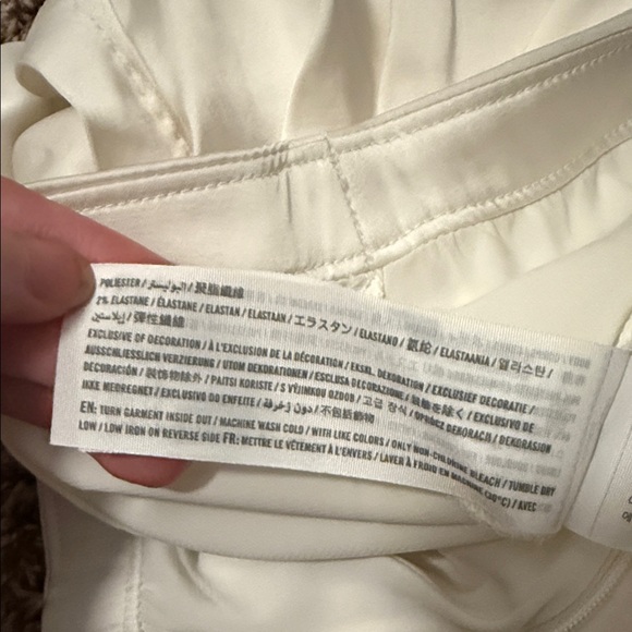 A&F Satin Draped Mini Skort - Picture 7 of 7